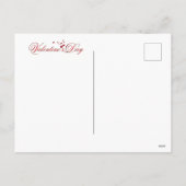 Happy Valentine's Day Postcard Feiertagspostkarte (Rückseite)