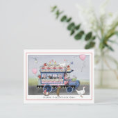 Happy Valentines Day Postcard Postkarte (Stehend Vorderseite)