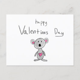 Happy Valentines Day Postcard Postkarte