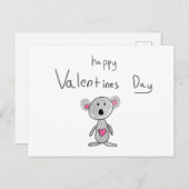 Happy Valentines Day Postcard Postkarte (Vorne/Hinten)