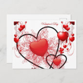Happy Valentine's Day Postcard Postkarte (Vorne/Hinten)