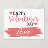 Happy Valentine's Day Postcard Postkarte (Vorderseite)