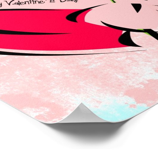 Happy Valentine's Day Poster (Ecke)