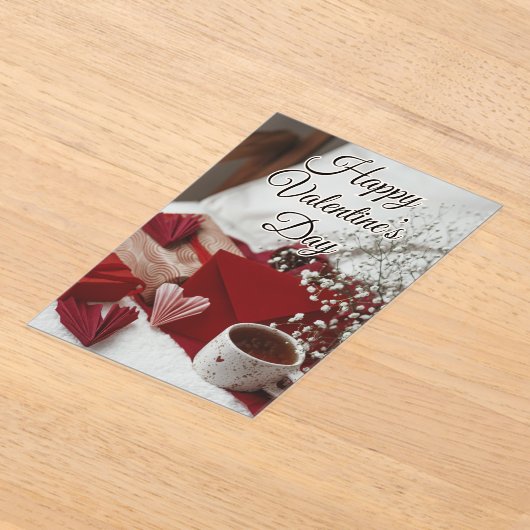 Happy Valentine's Day Poster Acryleinladungen (Ablage )