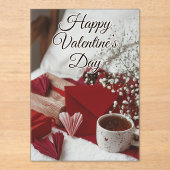 Happy Valentine's Day Poster Acryleinladungen (Vorderseite)