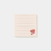 Happy Valentines Day Postit Notes Post-it Klebezettel (Vorderseite)