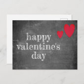 Happy Valentine's Day | Postkarte (Vorne/Hinten)