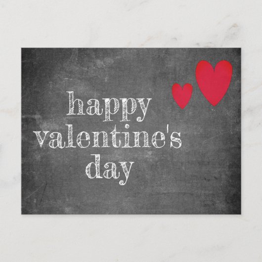 Happy Valentine's Day | Postkarte (Vorderseite)