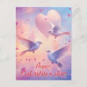 Happy Valentine's Day Postkarte (Vorderseite)