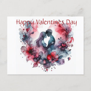Happy Valentines Day Postkarte