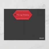 Happy Valentines Day Postkarte (Rückseite)