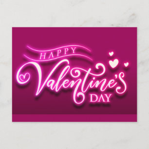 Happy Valentines Day Postkarte