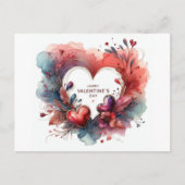 Happy Valentines Day Postkarte (Vorderseite)