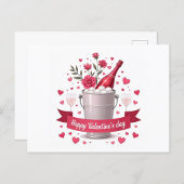 Happy Valentines Day Postkarte