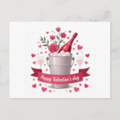 Happy Valentines Day Postkarte (Vorderseite)