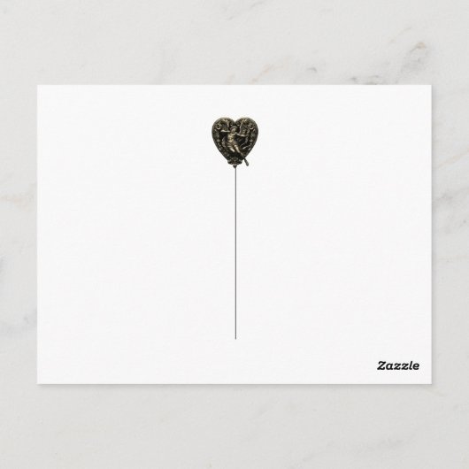 Happy Valentine's Day Postkarte (Rückseite)