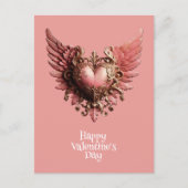 Happy Valentine's Day Postkarte (Vorderseite)