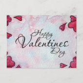 Happy Valentines Day Postkarte (Vorderseite)