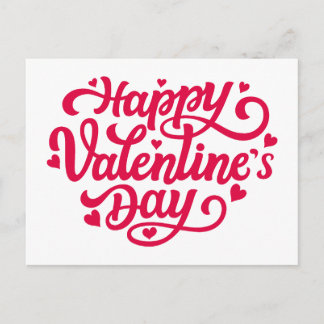 Happy Valentines Day Postkarte