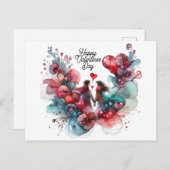 Happy Valentines Day Postkarten (Vorne/Hinten)