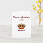 Happy Valentine's Day Queen Karte (Gelbe Blume)