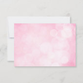 Happy Valentine's Day Rabbit Hearts personalisiere Mitteilungskarte (Rückseite)