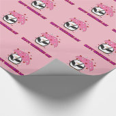 Happy Valentines Day Rain Hearts Geschenkpapier (Ecke)