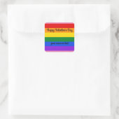Happy Valentine's Day Rainbow #1 Stickers (Tasche)