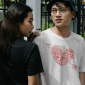 Happy valentine's day red heart T-Shirt