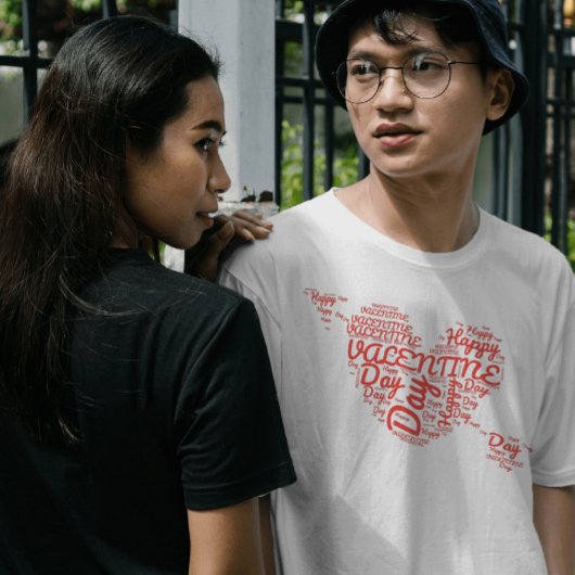 Happy valentine's day red heart T-Shirt