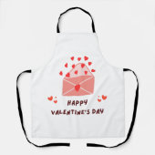 Happy Valentine's Day - Red Hearts Liebe Images Schürze (Vorderseite)