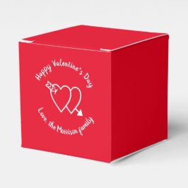 Happy Valentine's Day Red Herzen benutzerdefiniert Geschenkschachtel