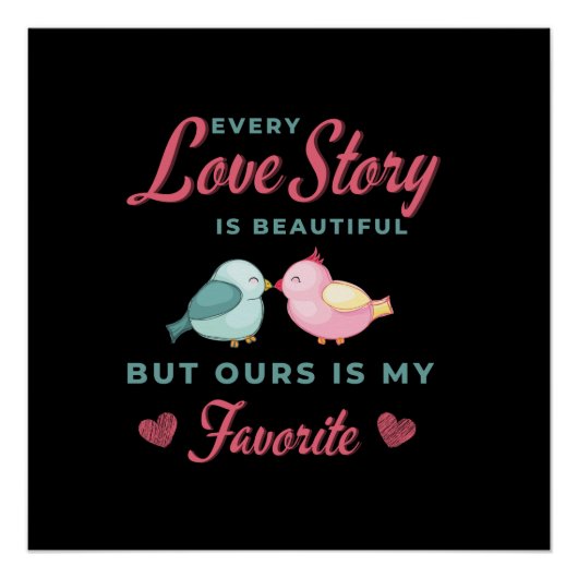 Happy Valentine's Day - Romance Couple Funny Poster (Vorderseite)