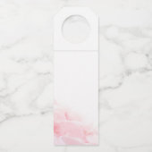 Happy Valentine's Day Romantic Glass Hearts Flaschenanhänger (Rückseite)