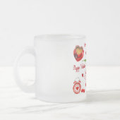 Happy Valentine's Day Romantisches Geschenk für Pa Mattglastasse (Links)