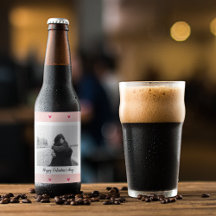 Happy Valentine's Day | Rosa und rotes Herz | Gesc