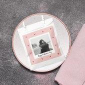 Happy Valentine's Day | Rosa und rotes Herz | Gesc Geschenktütchen