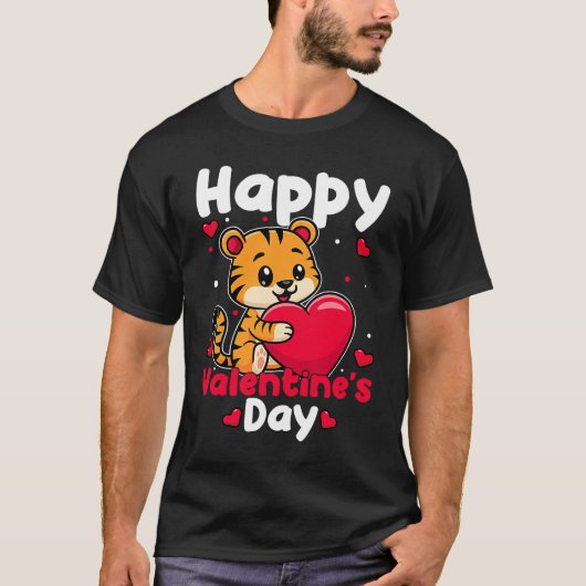 Happy Valentine's Day Rose Date Night Blume Lov T-Shirt (Vorderseite)