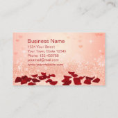 Happy Valentine's Day Rose Herz-Bouquet Rabattkarte (Rückseite)