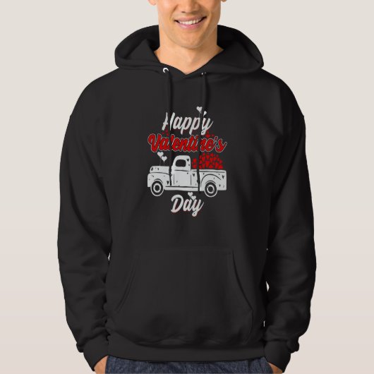 Happy Valentine's Day Roses Date Night Flowers Lov Hoodie (Vorderseite)
