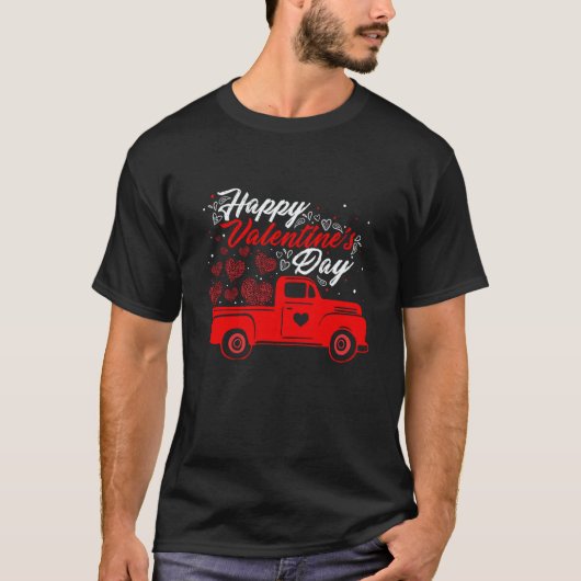 Happy Valentine's Day Roses Date Night Flowers Lov T-Shirt (Vorderseite)