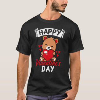 Happy Valentine's Day Roses Date Night Flowers Lov T-Shirt