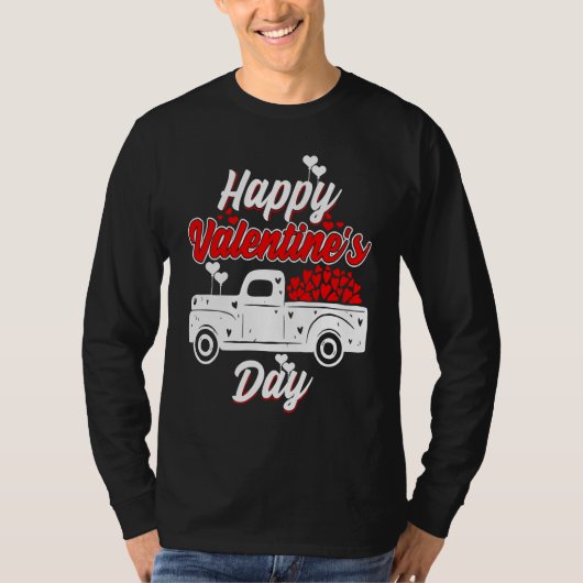 Happy Valentine's Day Roses Date Night Flowers Lov T-Shirt (Vorderseite)