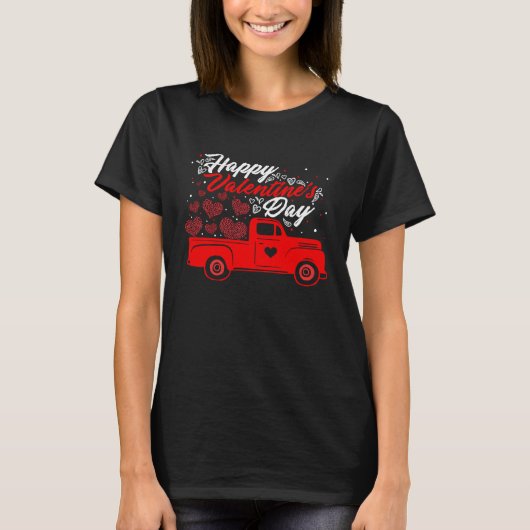 Happy Valentine's Day Roses Date Night Flowers Lov T-Shirt (Vorderseite)