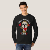 Happy Valentine's Day Roses Date Night Flowers Lov T-Shirt (Vorne ganz)