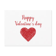 Happy Valentine's Day Rotes Herz Liebe Sprichworte