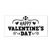 Happy Valentine's Day Rubber Briefmarke Gummistempel (Prägung)