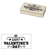 Happy Valentine's Day Rubber Briefmarke Gummistempel (Stempel)