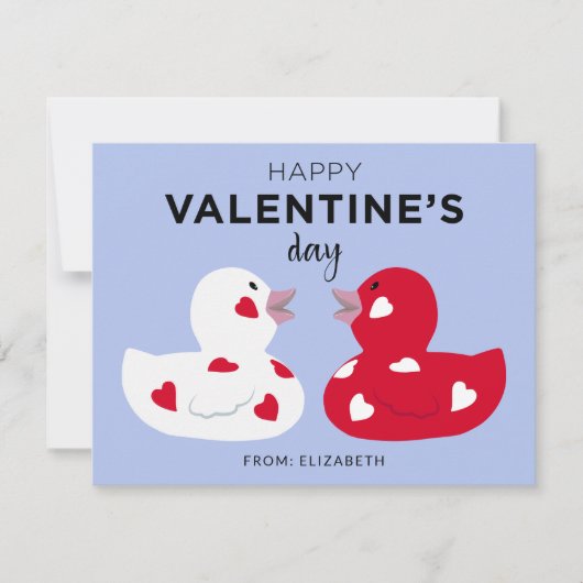 HAPPY VALENTINE'S DAY Rubber Duckies (Vorderseite)