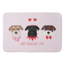 Happy Valentines Day Schnauzer Hunde